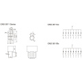 Affichage de segment de 0,36 pouce 1 chiffre 7 (GNS-3611Ax-Bx)